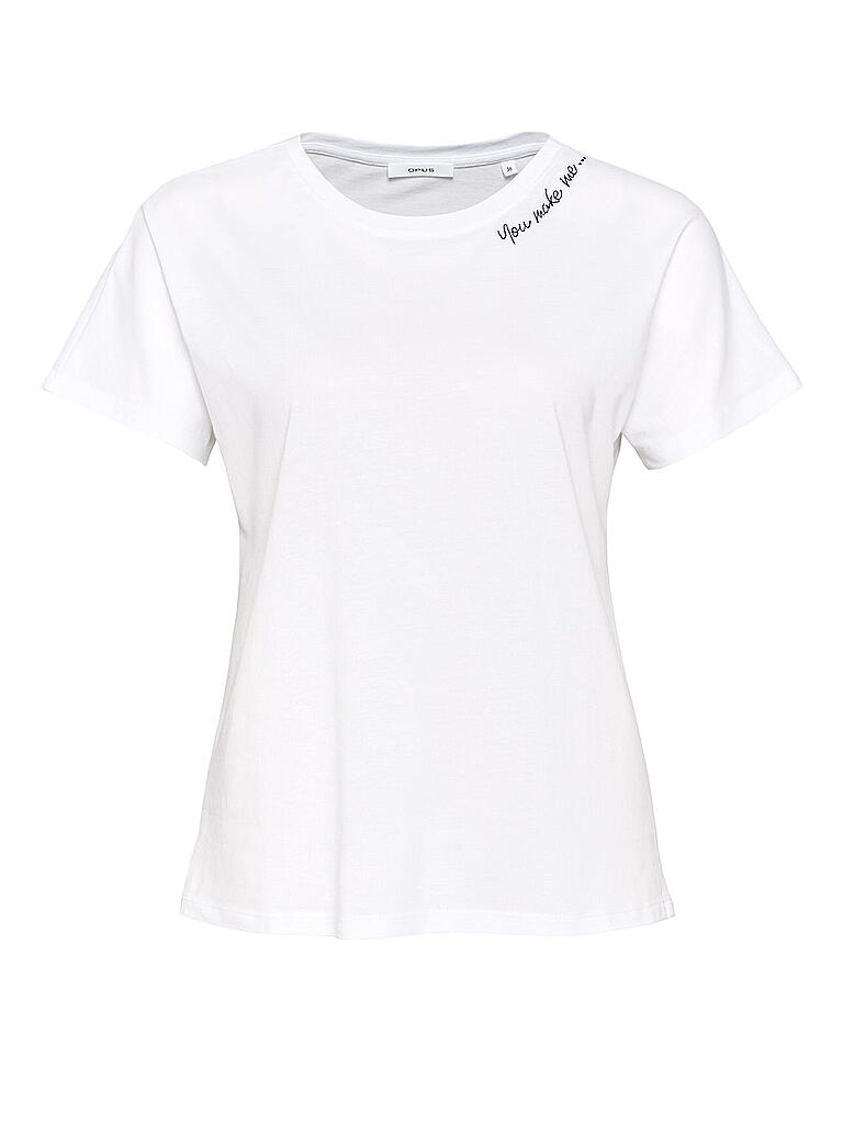 OPUS | T Shirt " Sembro " | weiß