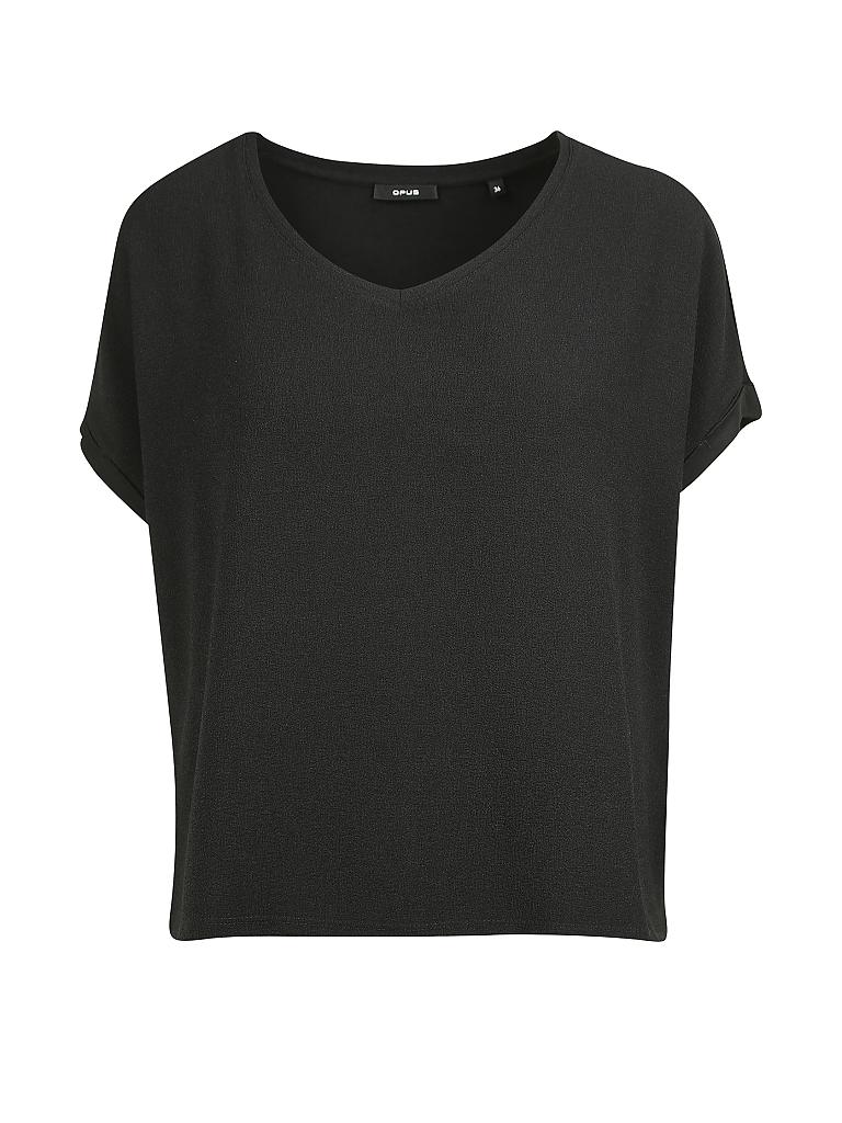 OPUS | T-Shirt "Suminchen" | schwarz
