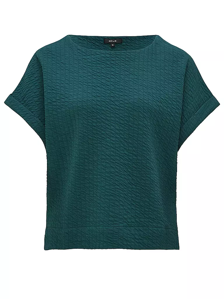 OPUS | T-Shirt GOMO | dunkelgrün