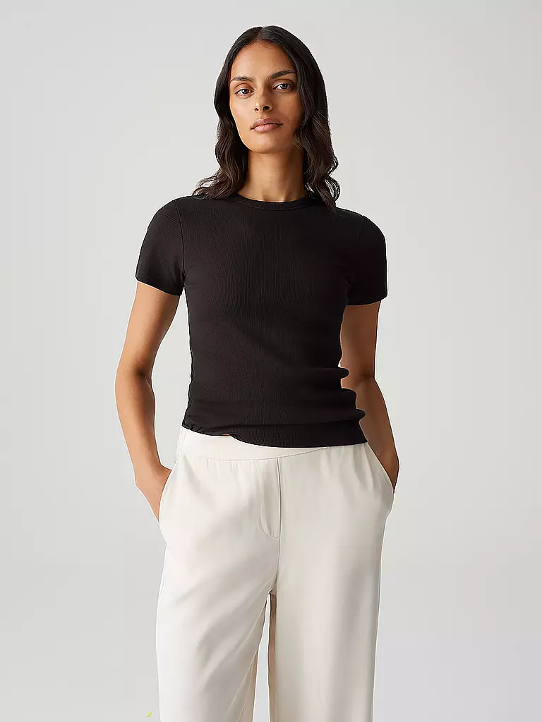 OPUS | T-Shirt SAMUNA | braun