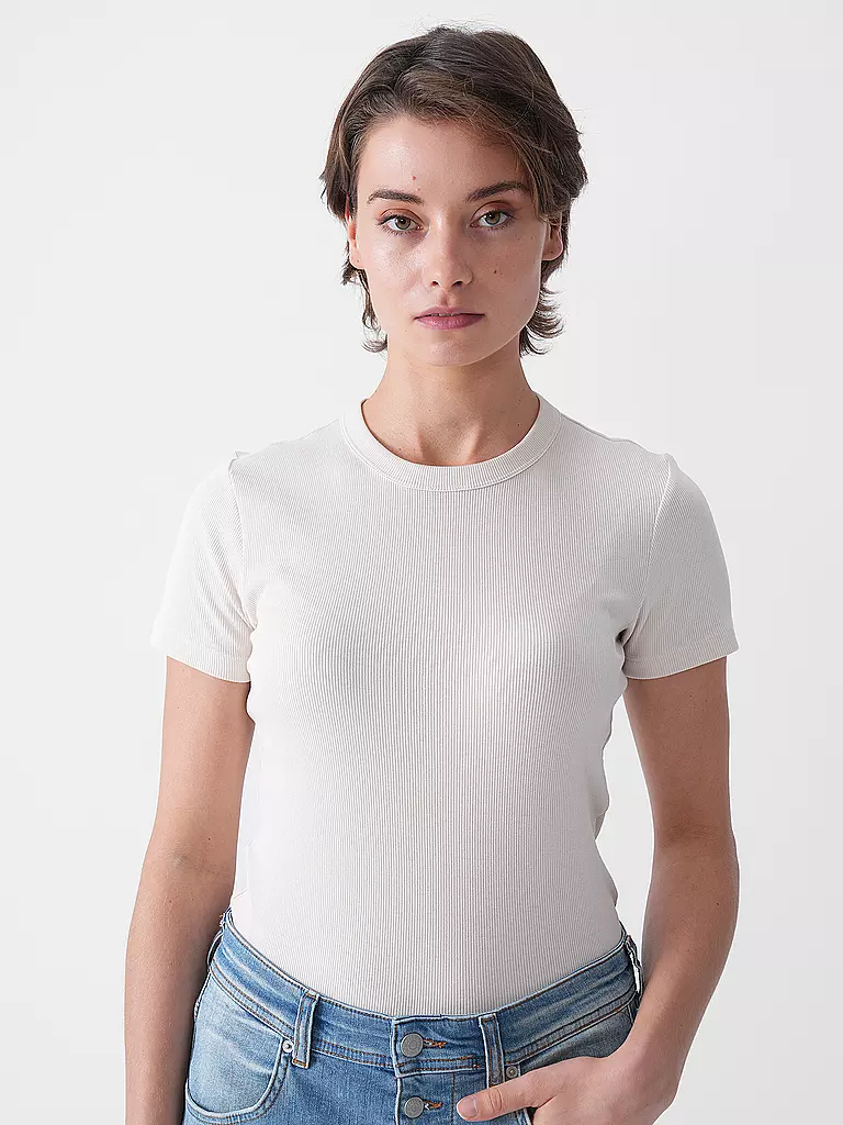 OPUS | T-Shirt SAMUNA | creme