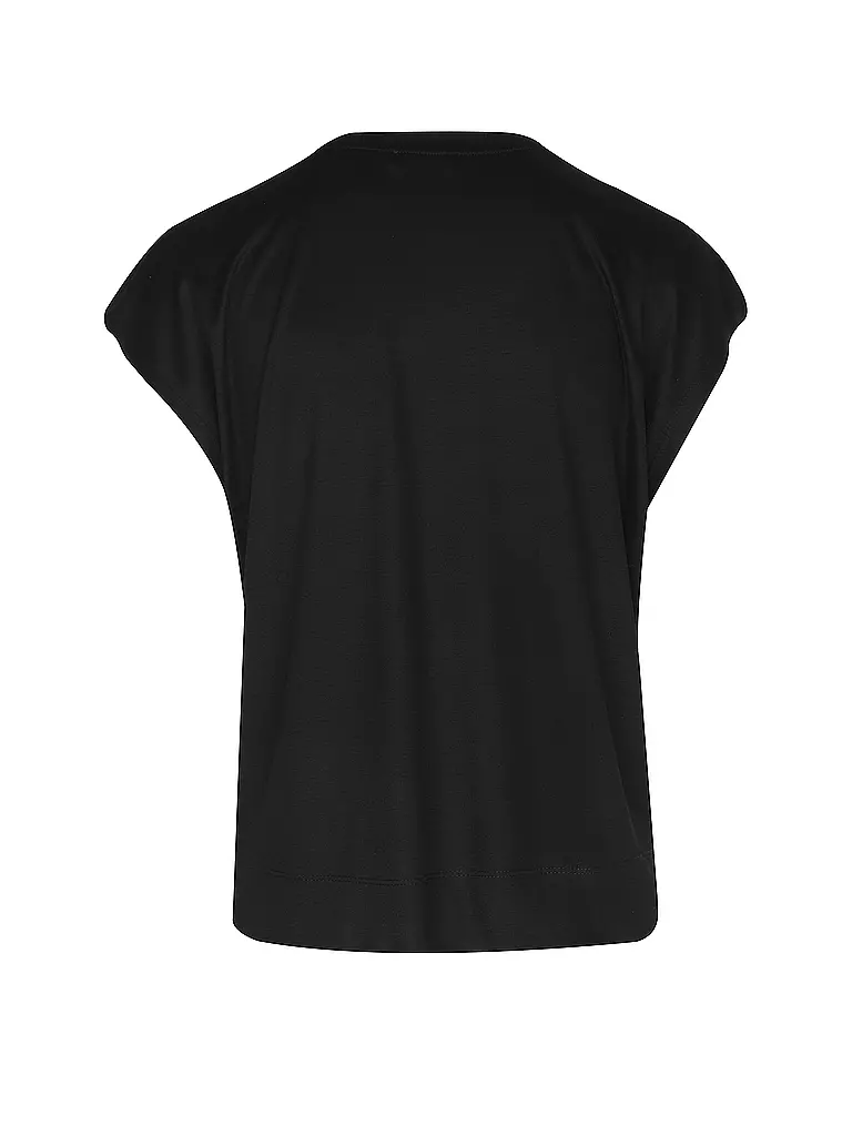 OPUS | T-Shirt SAVILCHEN | schwarz