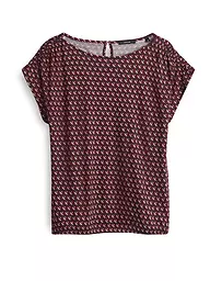 OPUS | T-Shirt SEKADI MINIMAL | dunkelrot