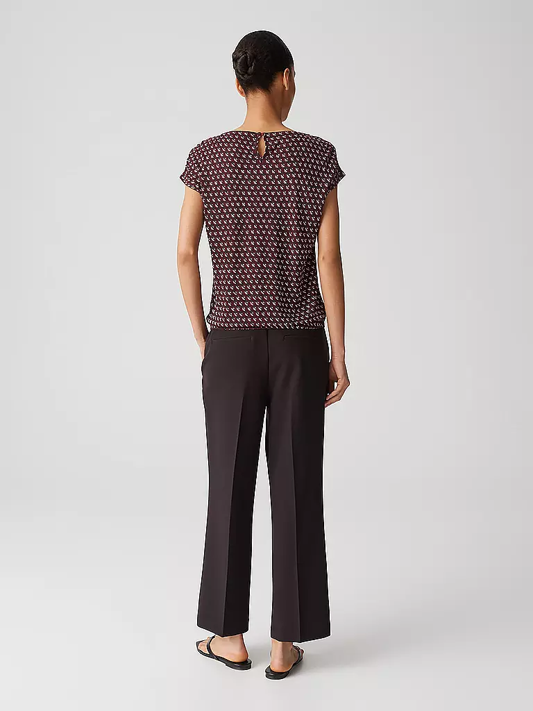 OPUS | T-Shirt SEKADI MINIMAL | dunkelrot