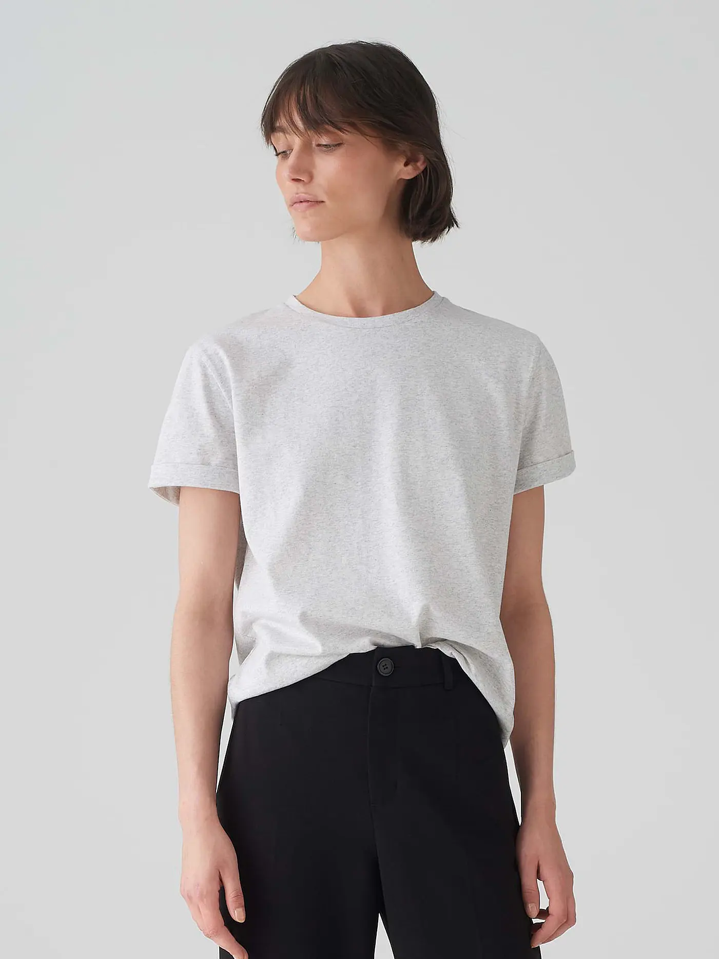 OPUS | T-Shirt SONZI | grau