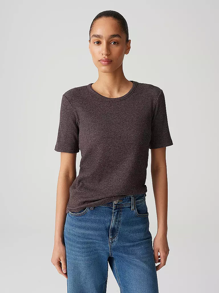 OPUS | T-Shirt SULCHEN | braun