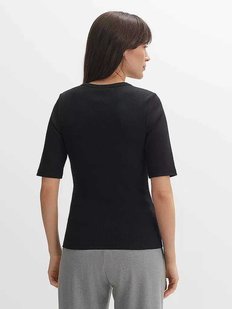 OPUS | T-Shirt SUSTAFA | schwarz