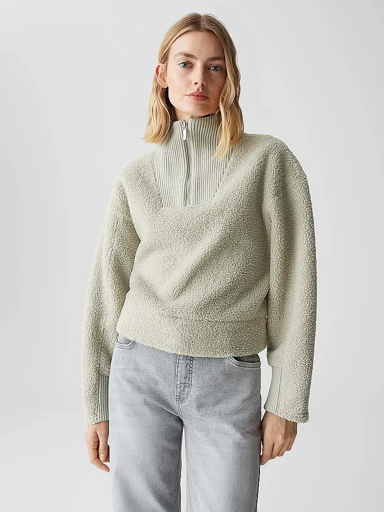 OPUS | Troyer Pullover GICK | hellgrün