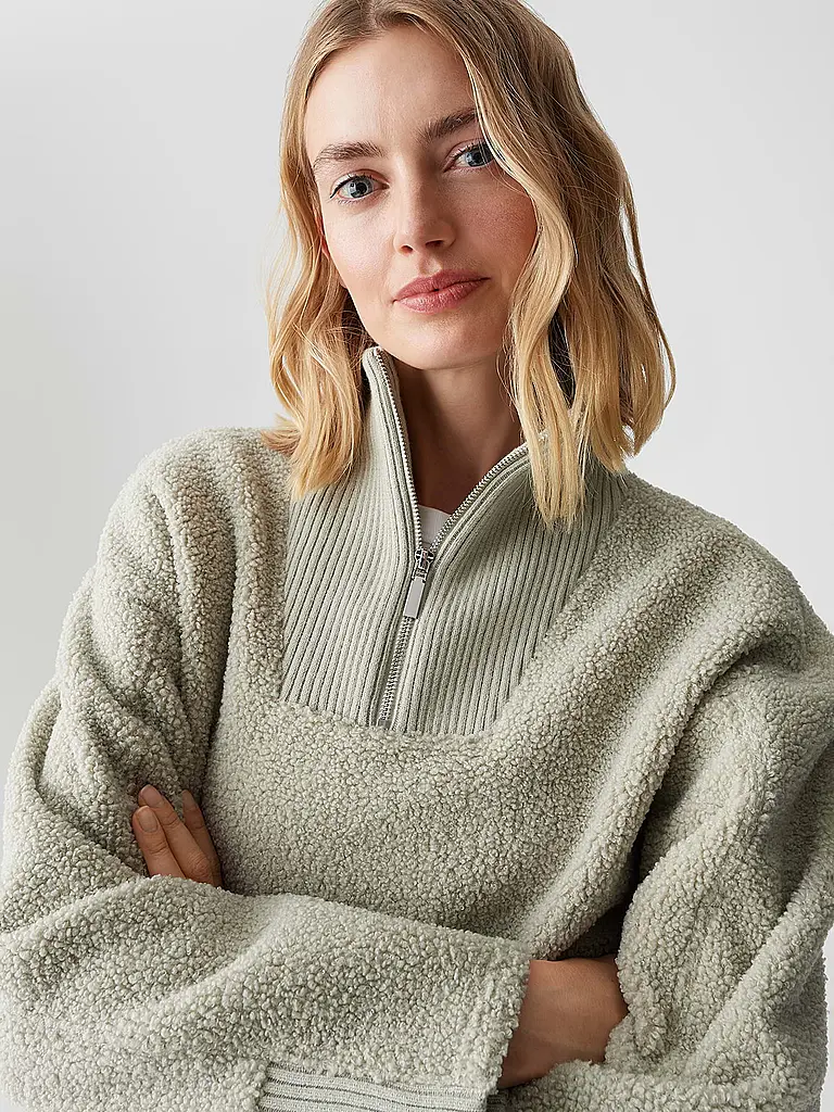 OPUS | Troyer Pullover GICK | hellgrün