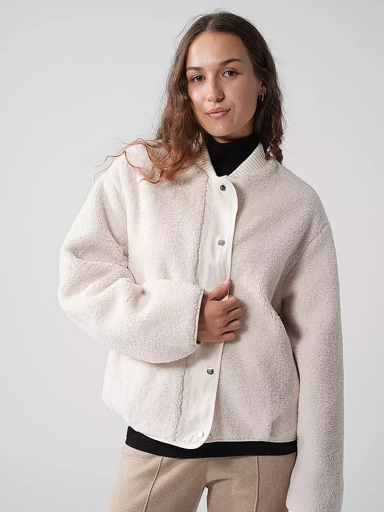 OPUS | Wendejacke in Felloptik HELDA | creme