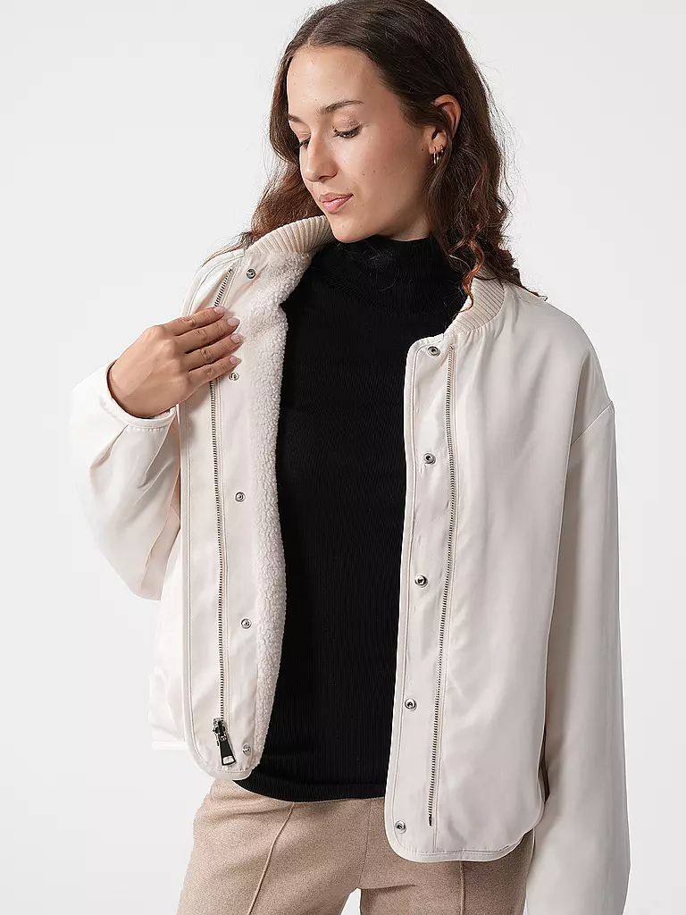 OPUS | Wendejacke in Felloptik HELDA | creme