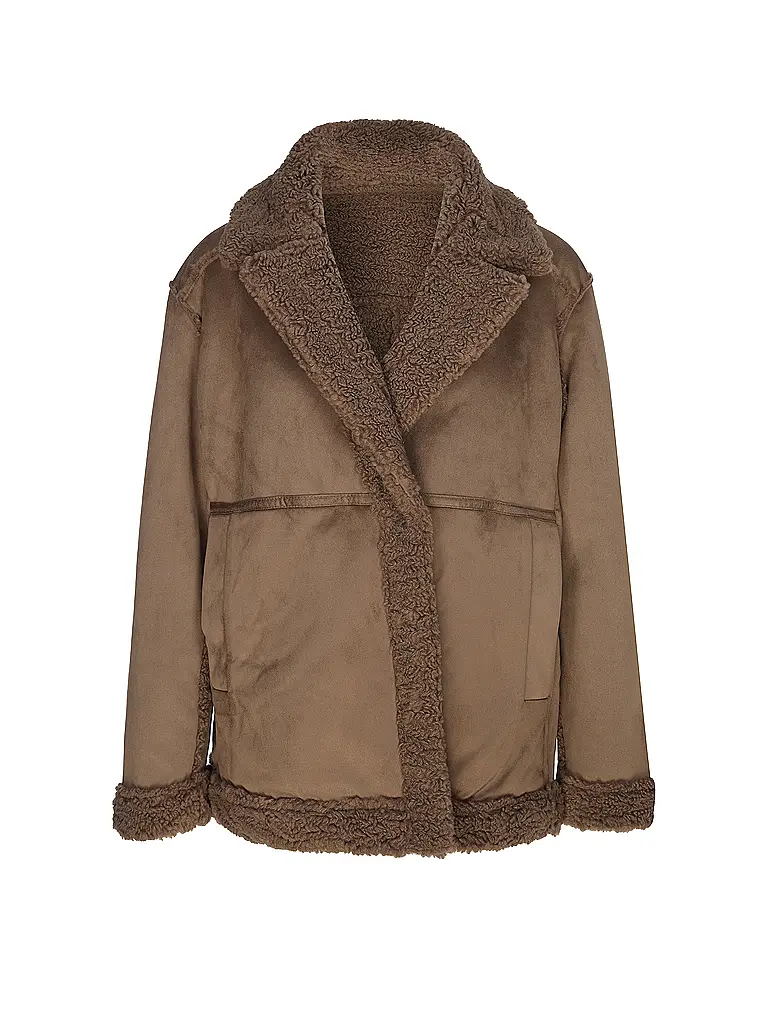 OPUS | Wendejacke in Felloptik HENOLA | braun