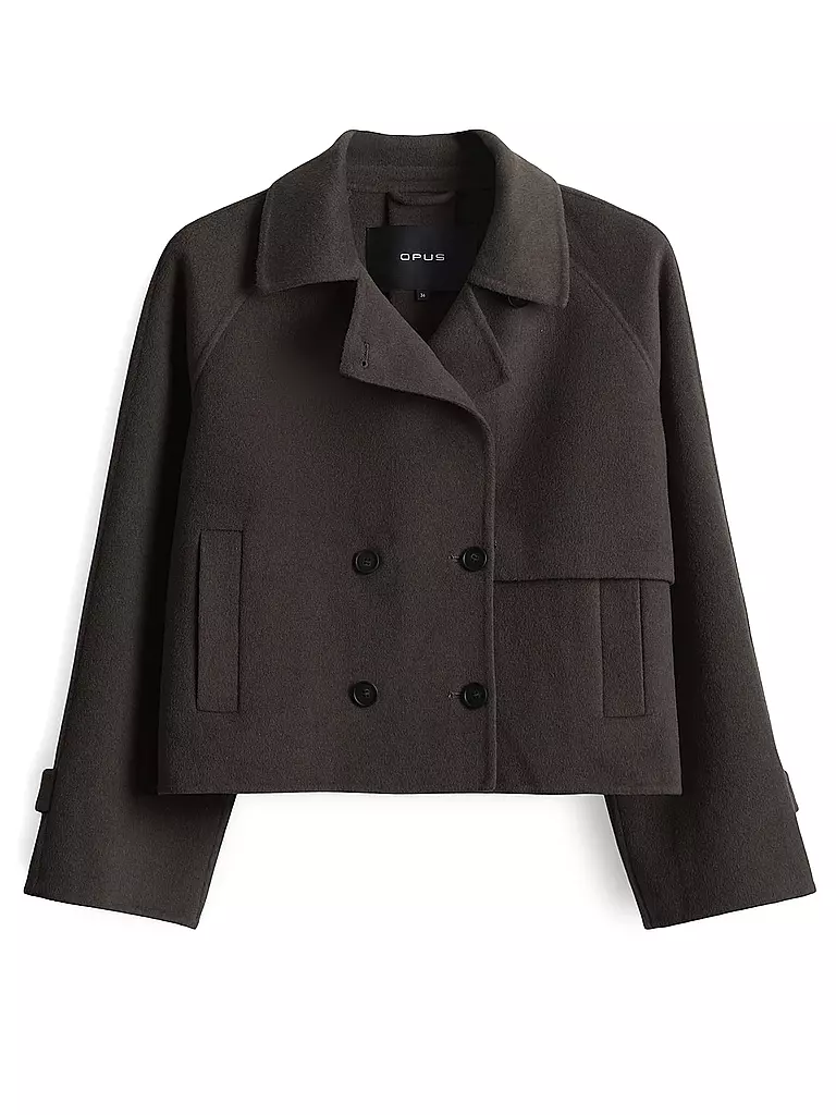 OPUS | Wolljacke HAILI | braun