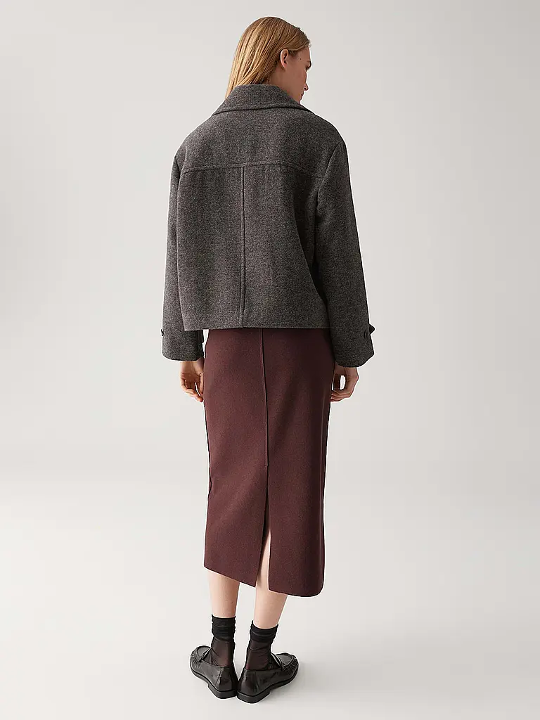 OPUS | Wolljacke HALLYN | grau