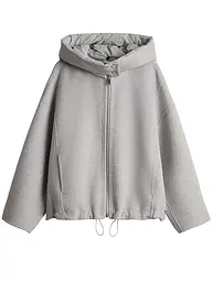 OPUS | Wolljacke HIKONA | hellgrau
