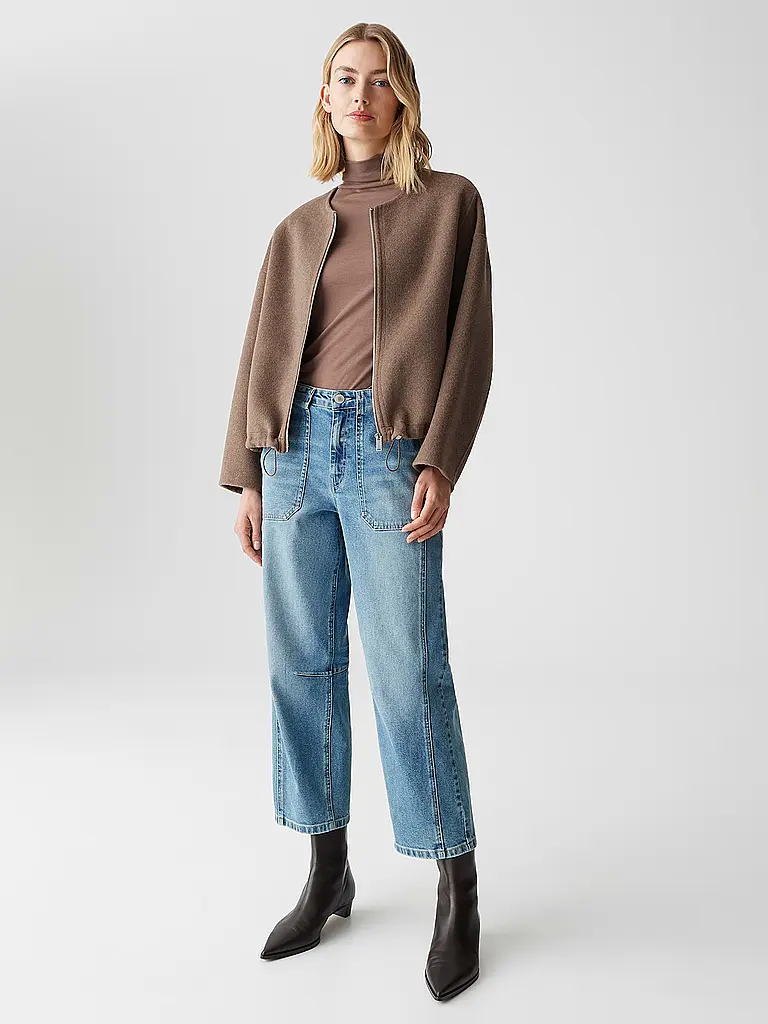 OPUS | Wolljacke HIKONA | braun