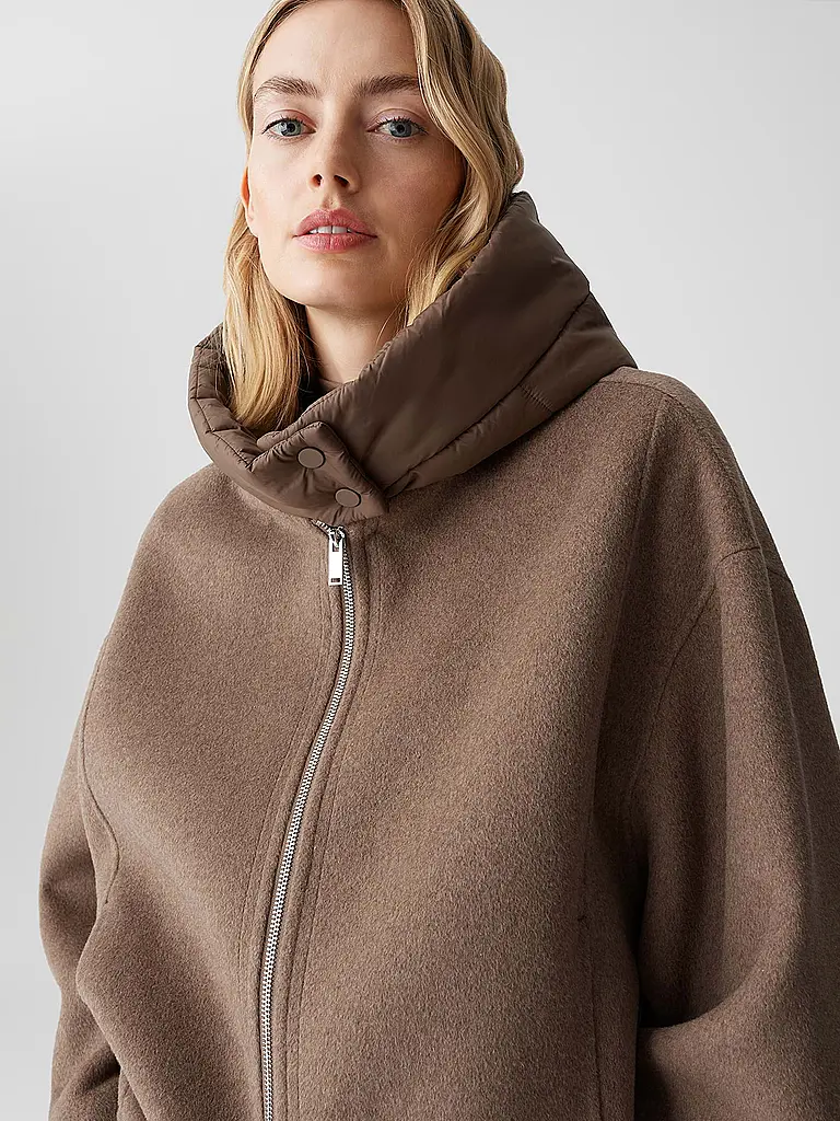 OPUS | Wolljacke HIKONA | braun