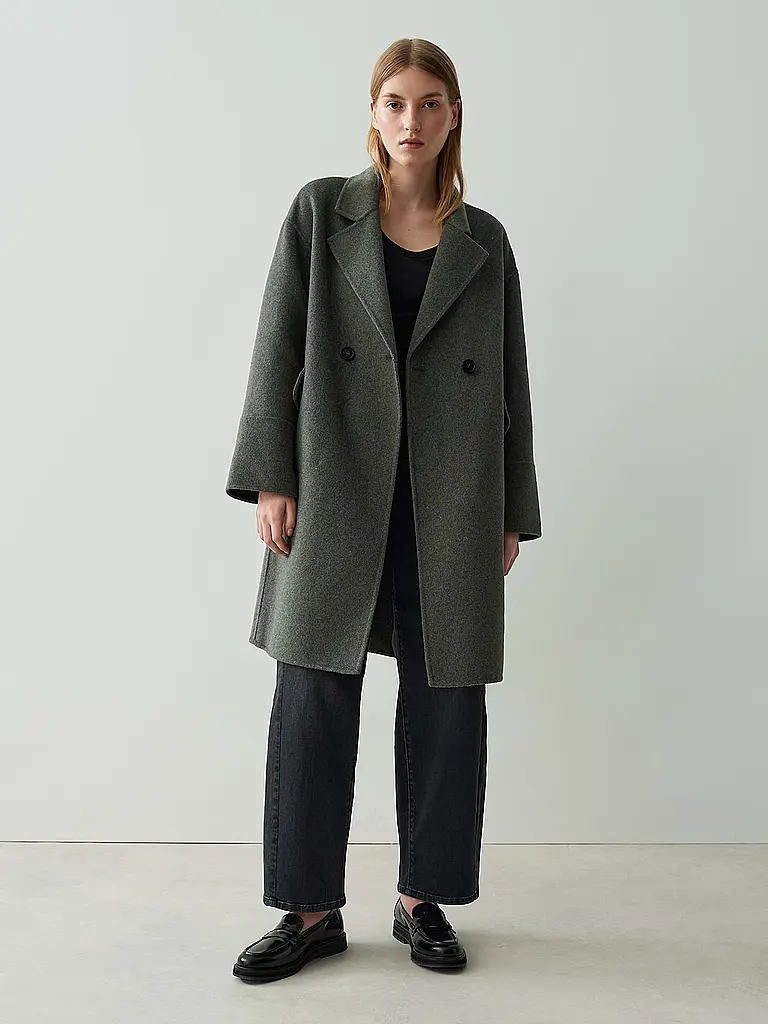 OPUS | Wollmantel HAVILDA | grau