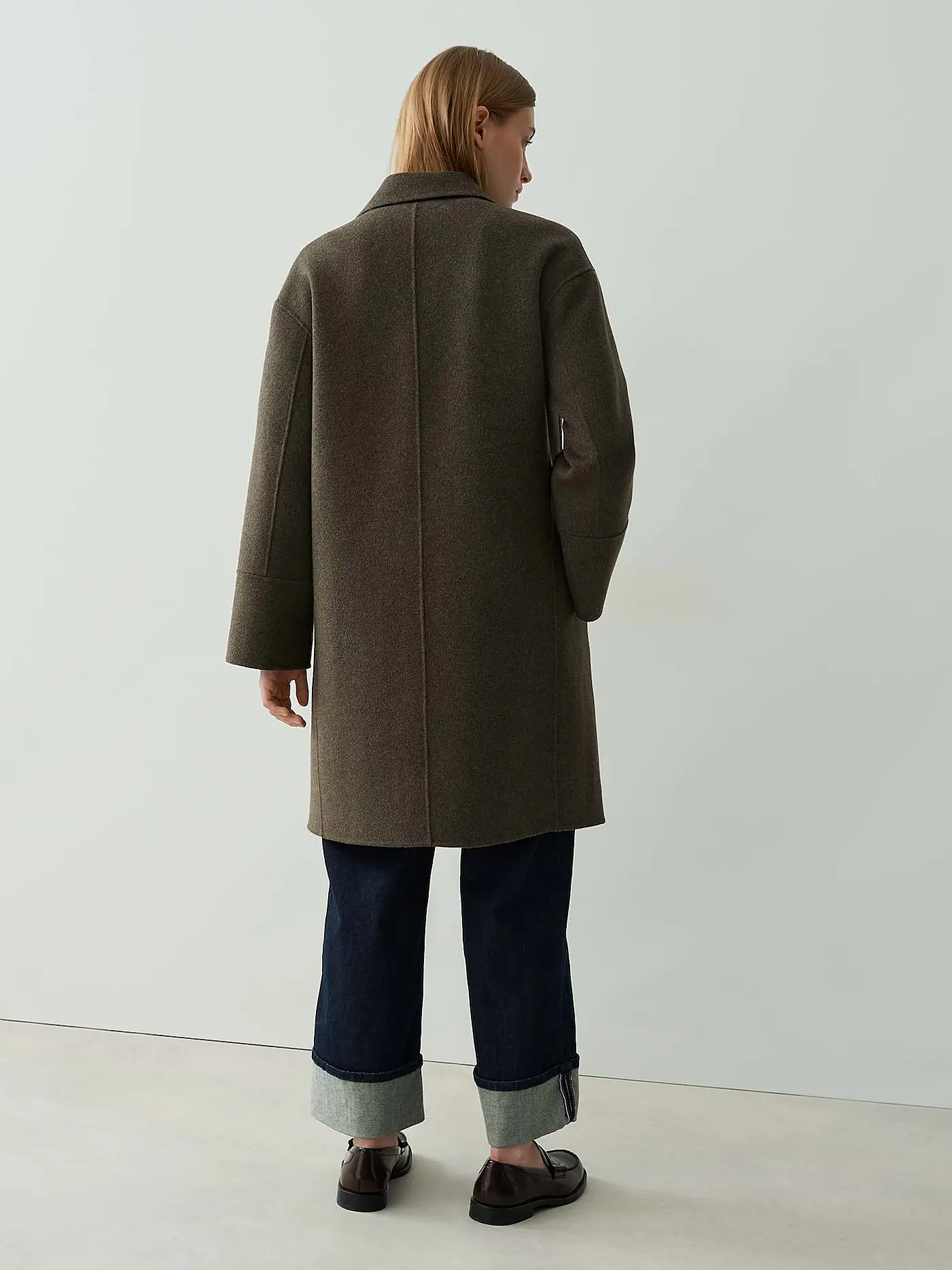 OPUS | Wollmantel HAVILDA | braun