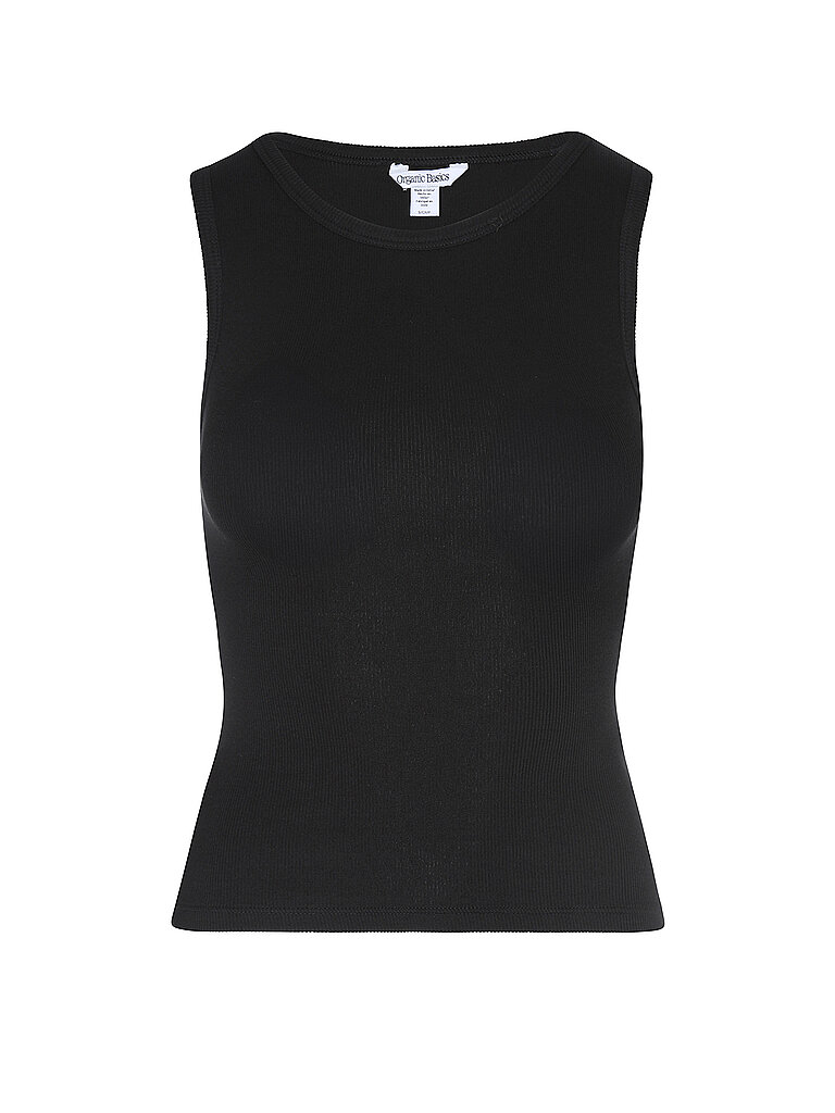 ORGANIC BASICS Top CORE RIB  schwarz | XS