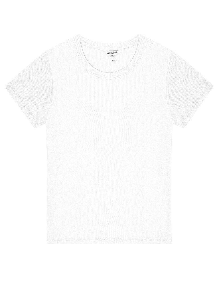 ORGANIC BASICS Loungewear Shirt weiss | XS