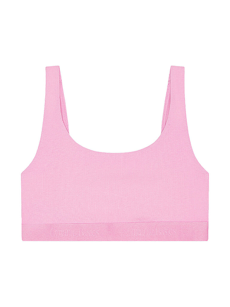 ORGANIC BASICS Bustier CORE RIB petal pink rosa | XL
