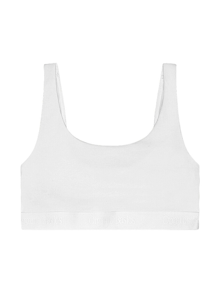 ORGANIC BASICS Bustier CORE RIB white  weiss | XL