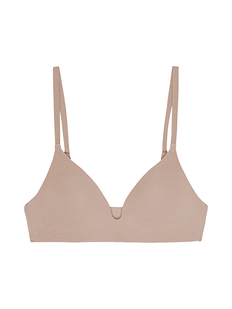 ORGANIC BASICS BH ohne Bügel WIRELESS PLUNGE BRA hazelnut beige | 36B