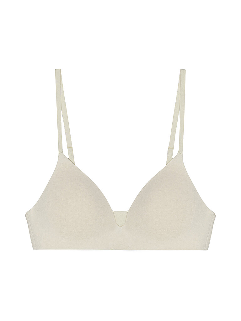 ORGANIC BASICS BH ohne Bügel WIRELESS PLUNGE BRA soft vanilla  creme | 38D