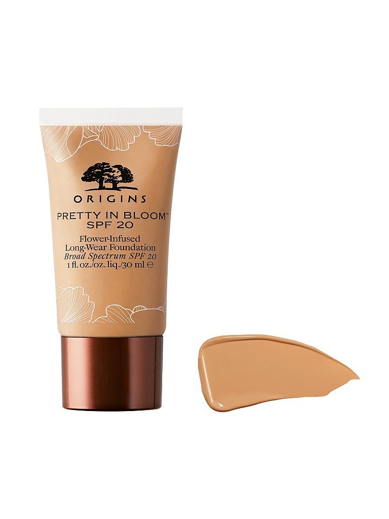 ORIGINS PRETTY IN BLOOM™ SPF 20 Flower-Infused Long-Wear Foundation (400 Medium Warm)