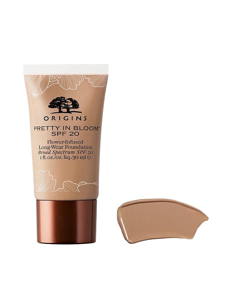 ORIGINS PRETTY IN BLOOM™ SPF 20 Flower-Infused Long-Wear Foundation (510 Medium Deep Cool)