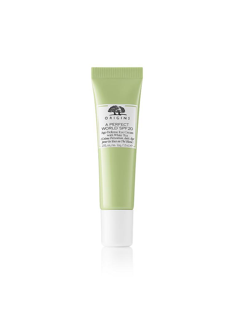 ORIGINS | A Perfect World™ Age-Defense Eye Cream With White Tea SPF20 15ml | keine Farbe