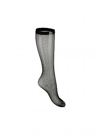 OROBLU | Netz-Kniestrümpfe "Tricot" (black)