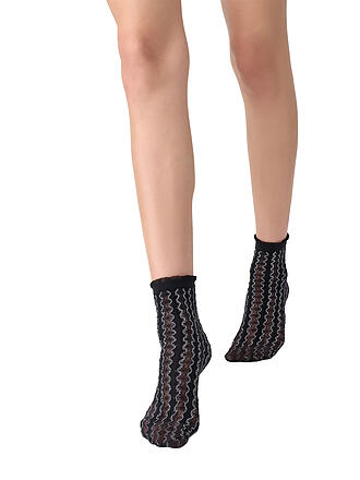 OROBLU | Feinstrumpfsocken black 