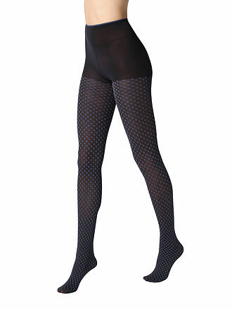 OROBLU | Modestrumpfhose TIE PATTERN 50 black / skiy