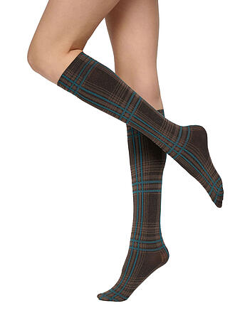 OROBLU | Kniestrümpfe SCOTTISCH FLAIR black 