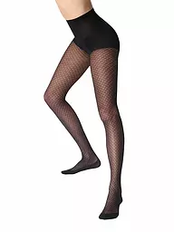 OROBLU | Modestrumpfhose ECO SNEAKERS PATTERN 40 black chain | schwarz