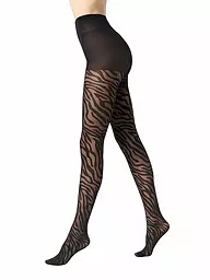 OROBLU | Modestrumpfhose SAVAGE ZEBRA 30 black / cacao | schwarz