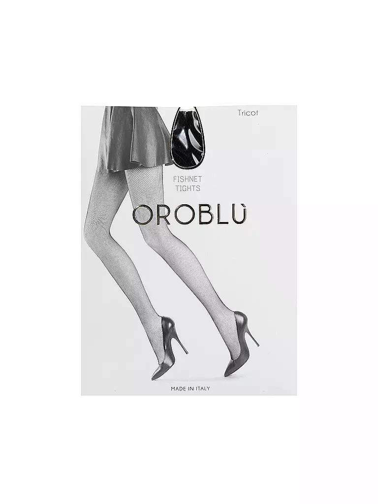 OROBLU | Netzstrumpfhose "Tricot" (black) | schwarz