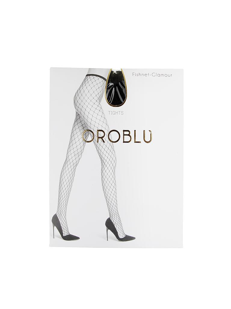 OROBLU | Strumpfhose "Fishnet Glamour" (black) | schwarz