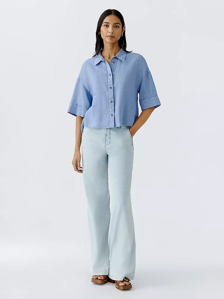 OUÍ | Bluse  | blau