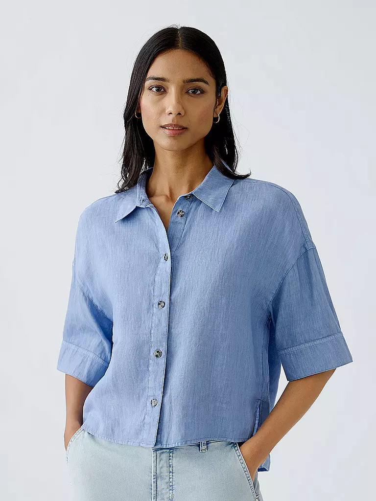 OUÍ | Bluse  | blau