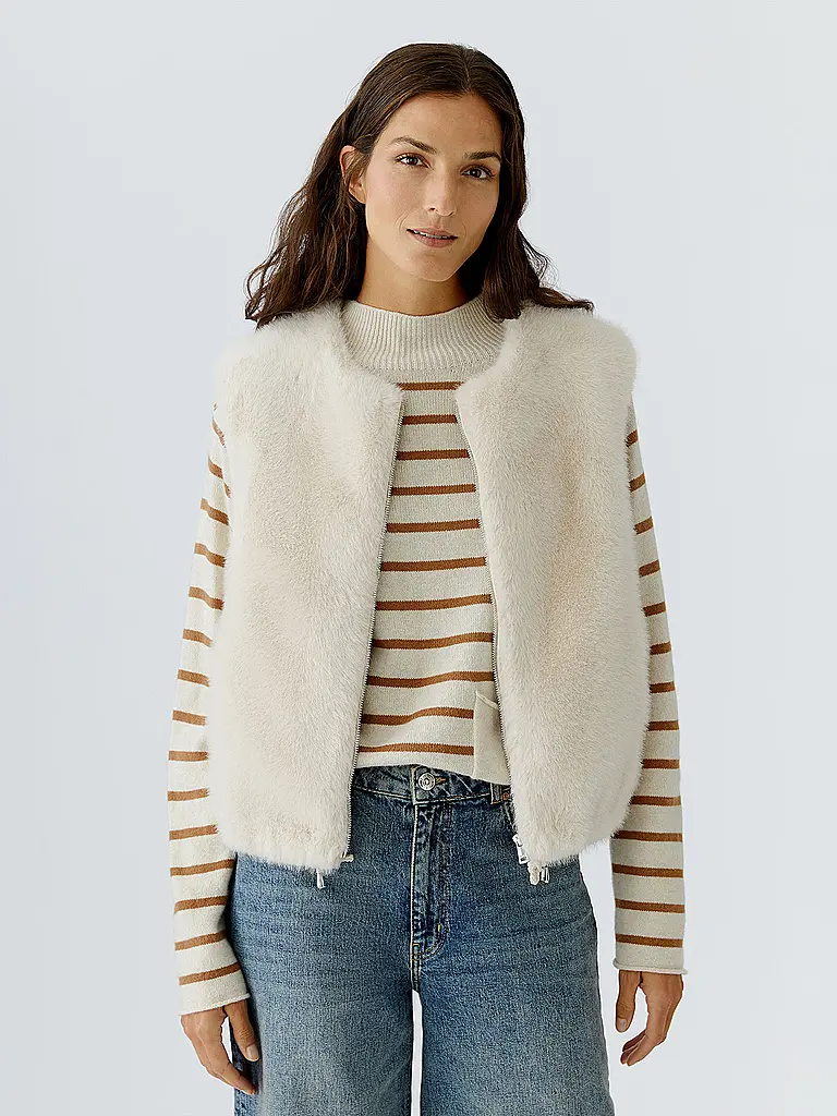 OUÍ | Gilet in Felloptik | 