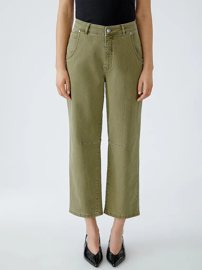OUÍ | Jeans Balloon Fit THE BARREL | olive