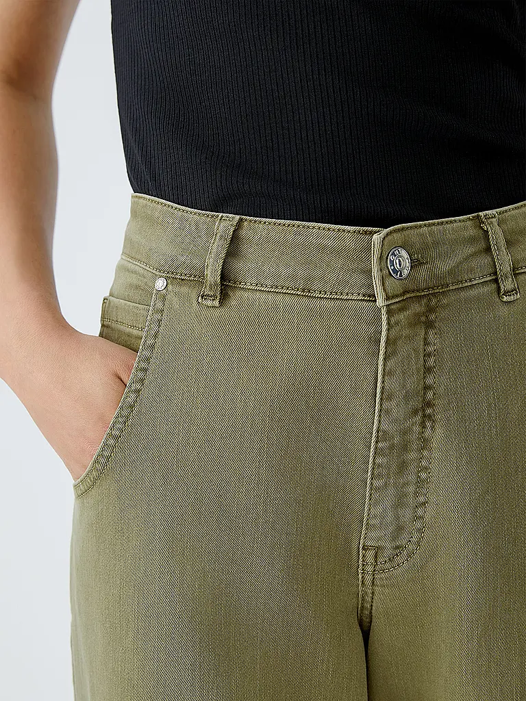 OUÍ | Jeans Balloon Fit THE BARREL | olive