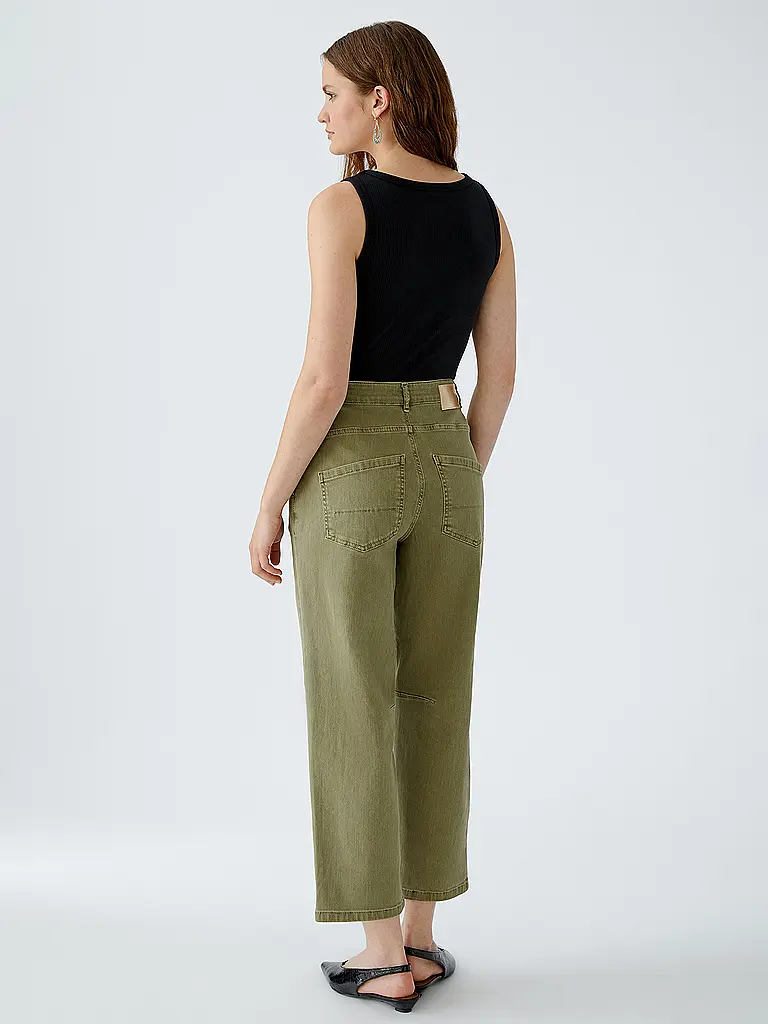 OUÍ | Jeans Balloon Fit THE BARREL | olive