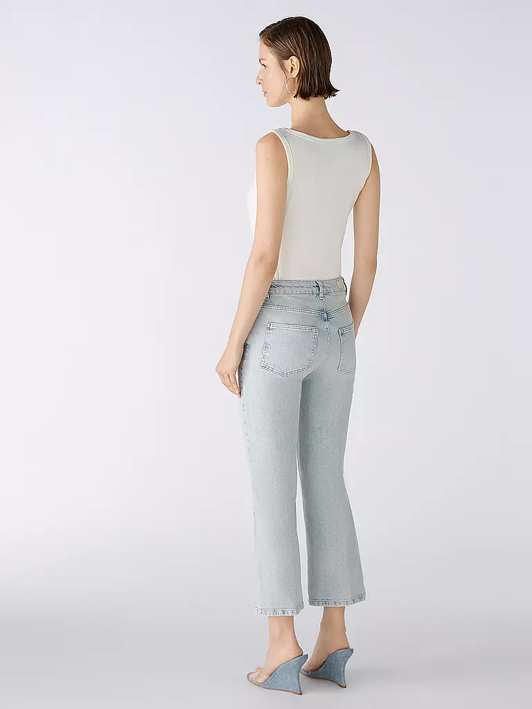 OUÍ | Jeans Flared Fit 7/8 EASY KICK | blau