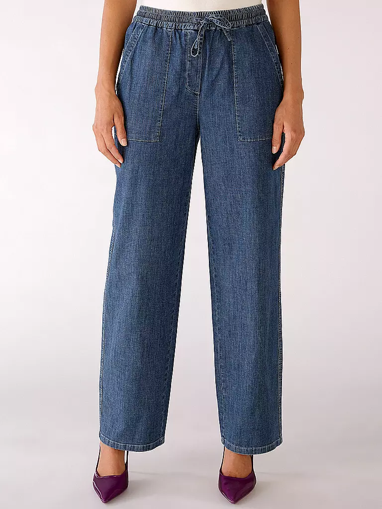 OUÍ | Jeans Relaxed Fit | dunkelblau