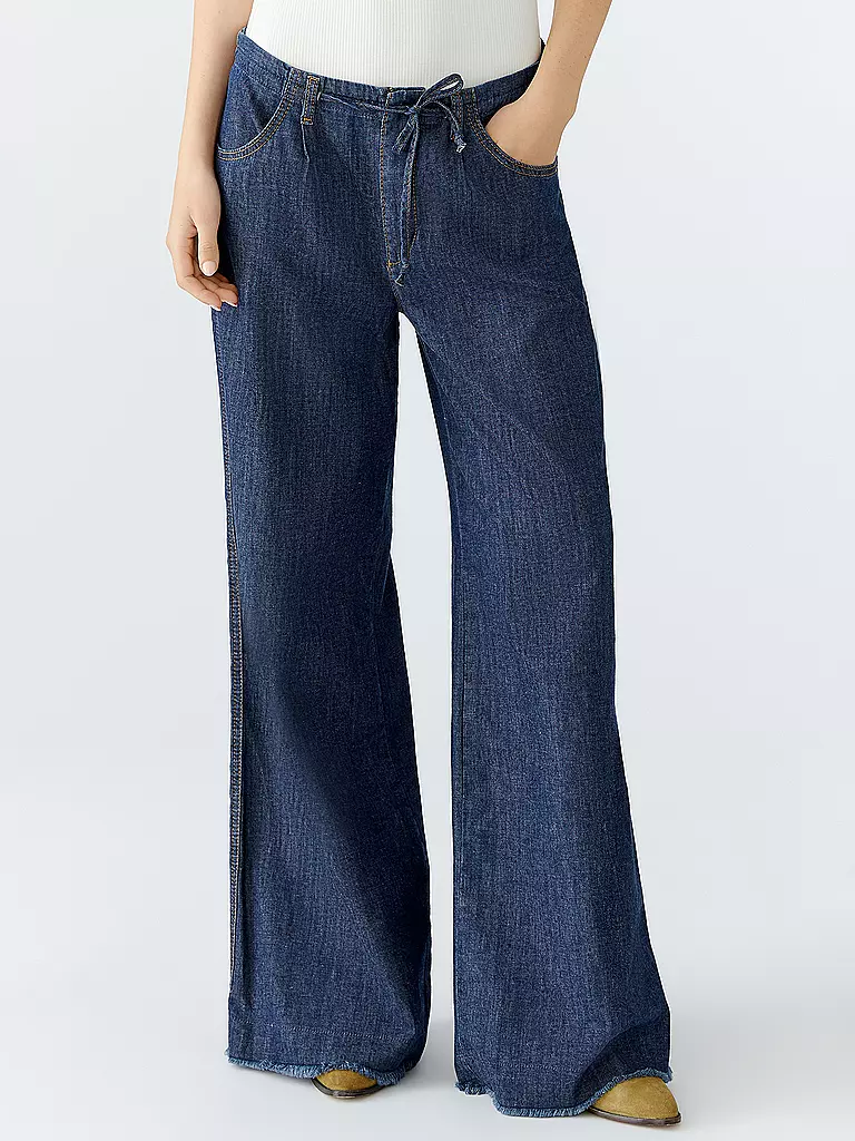 OUÍ | Jeans Wide Leg | dunkelblau