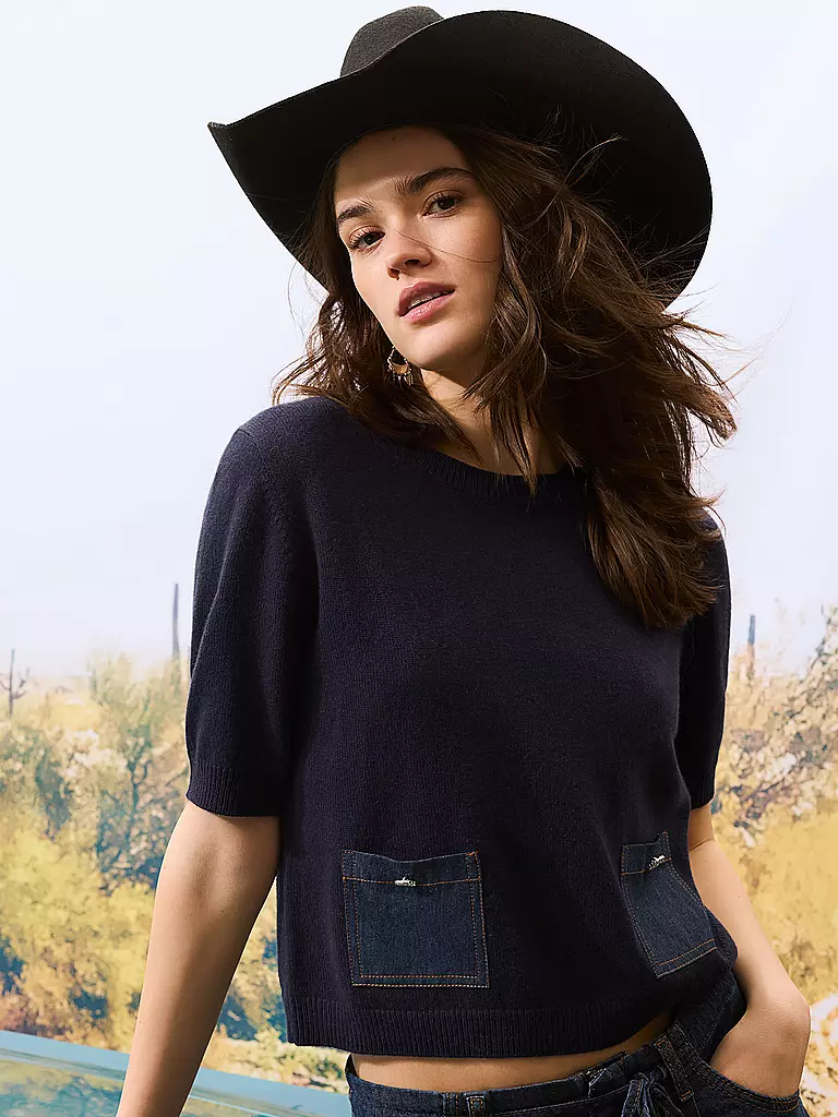 OUÍ | Jeans Wide Leg | dunkelblau